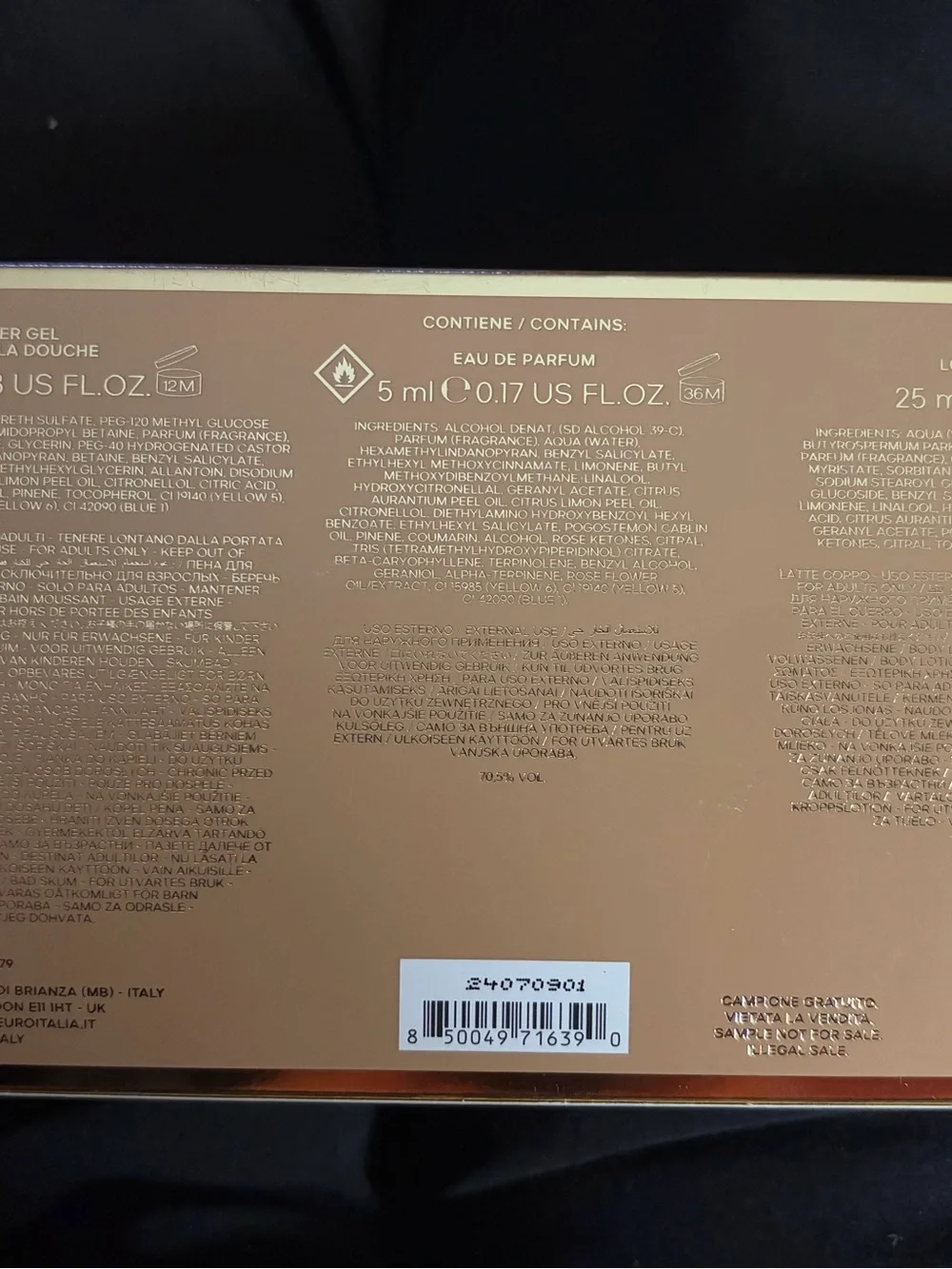 Michael Kors Pink Box with Metallic Gold Logo Panel